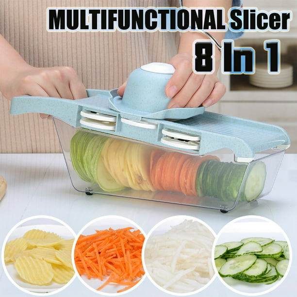 Vegetable Fruit Chopper Food Slicer Cutter Peeler Stainless Steel Kitchen Tool